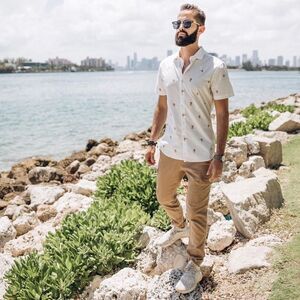 ✨6xHP✨Slim Surfer Girl Cotton Short Sleeve Shirt✨